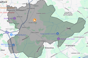 Holme in the Wood approximate coverage
